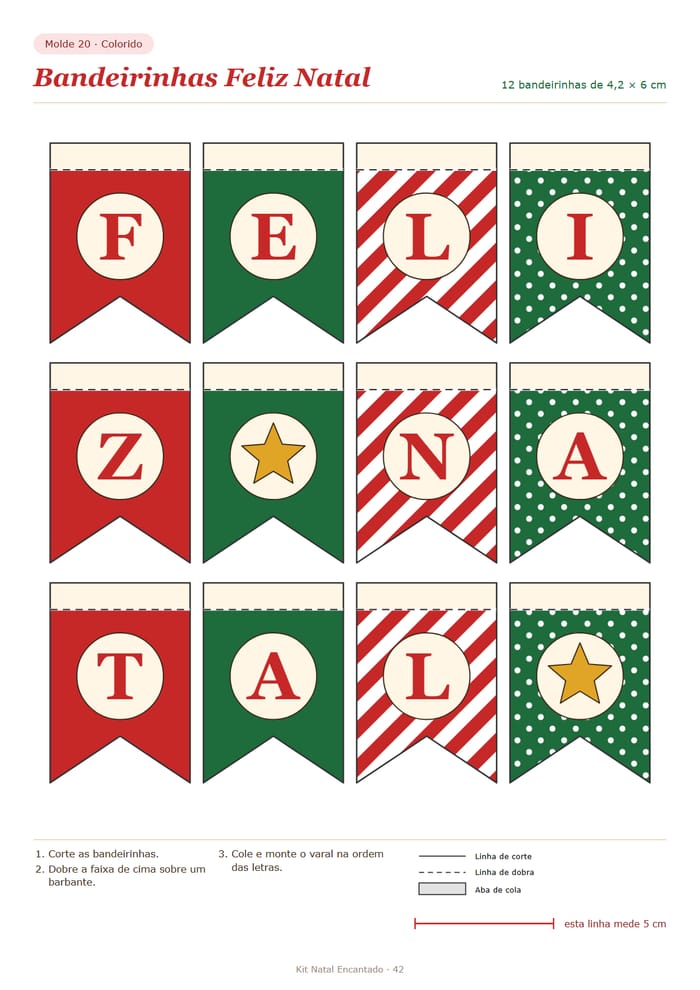 Bandeirinhas Feliz Natal
